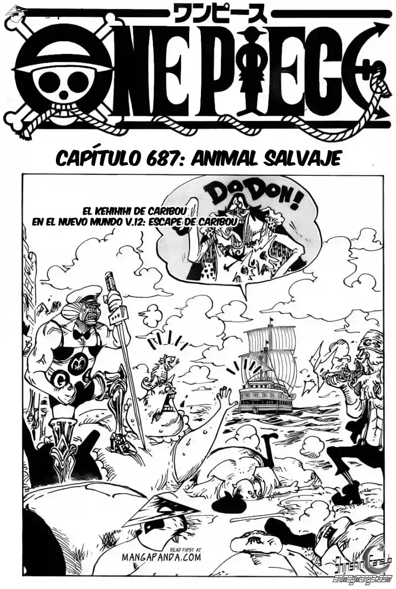One Piece capítulo 687 página 1