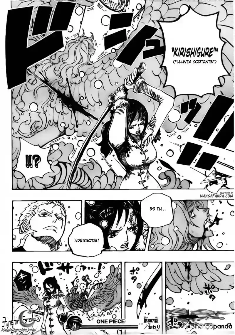 One Piece capítulo 687 página 17