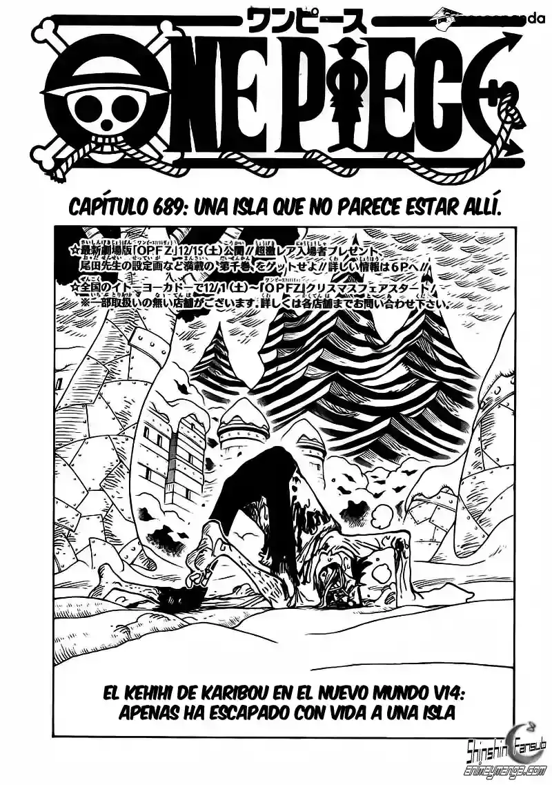 One Piece capítulo 689 página 1