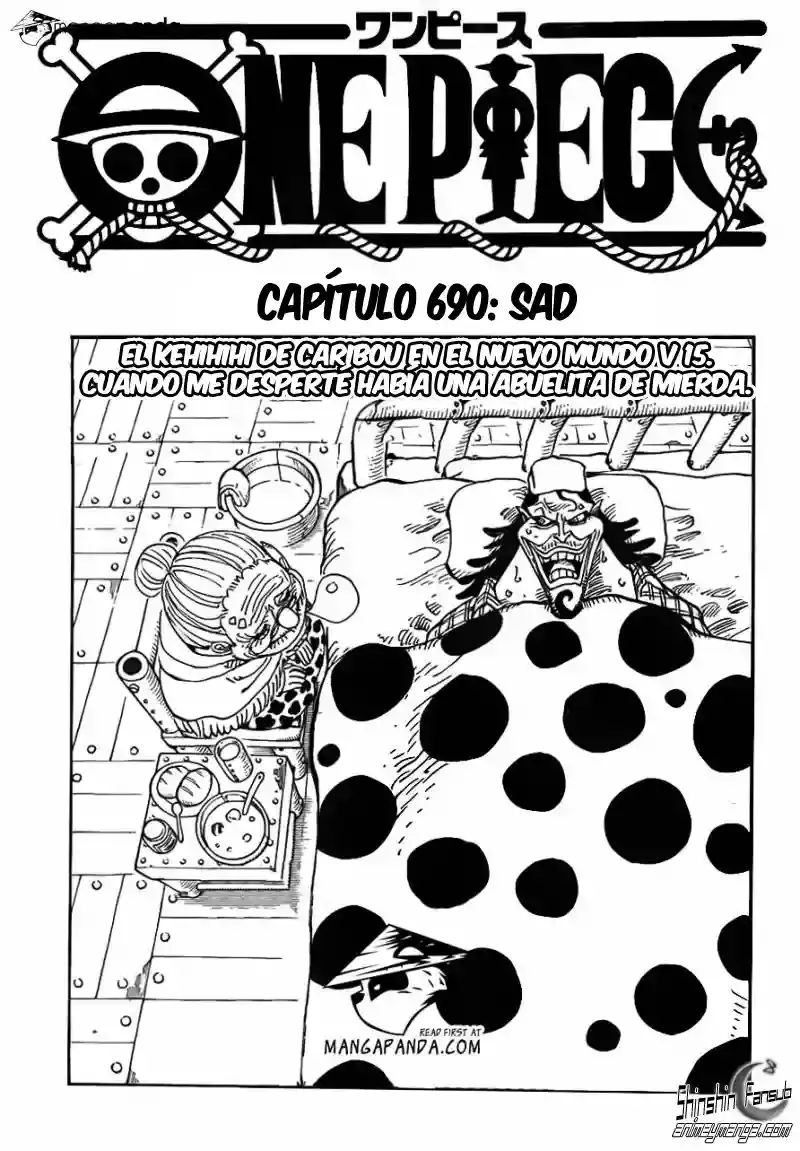 One Piece capítulo 690 página 1