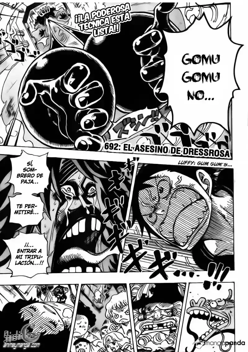 One Piece capítulo 692 página 3