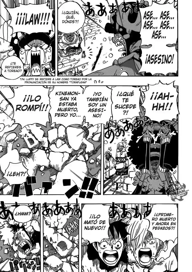 One Piece capítulo 696 página 6