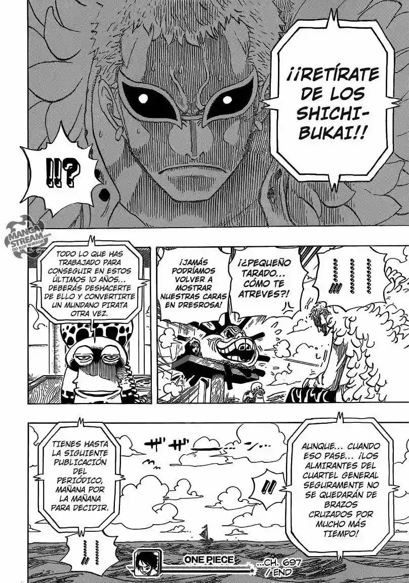 One Piece capítulo 697 página 19