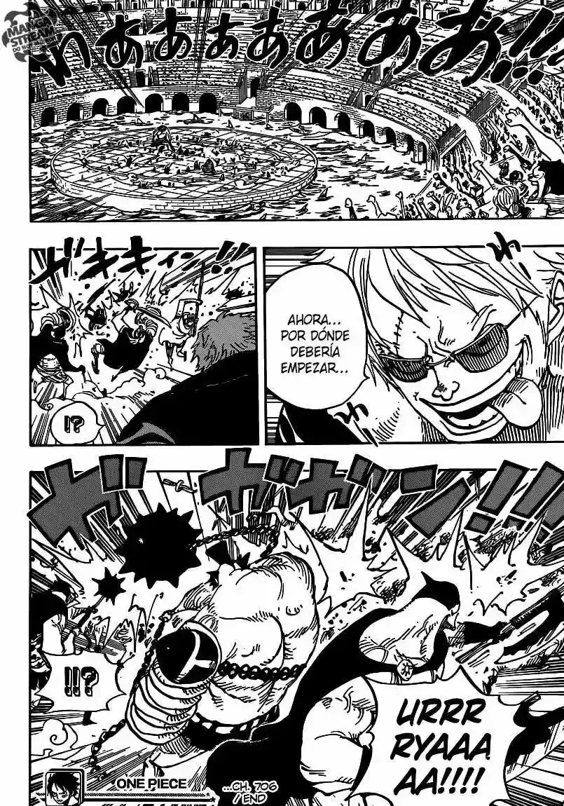 One Piece capítulo 706 página 14