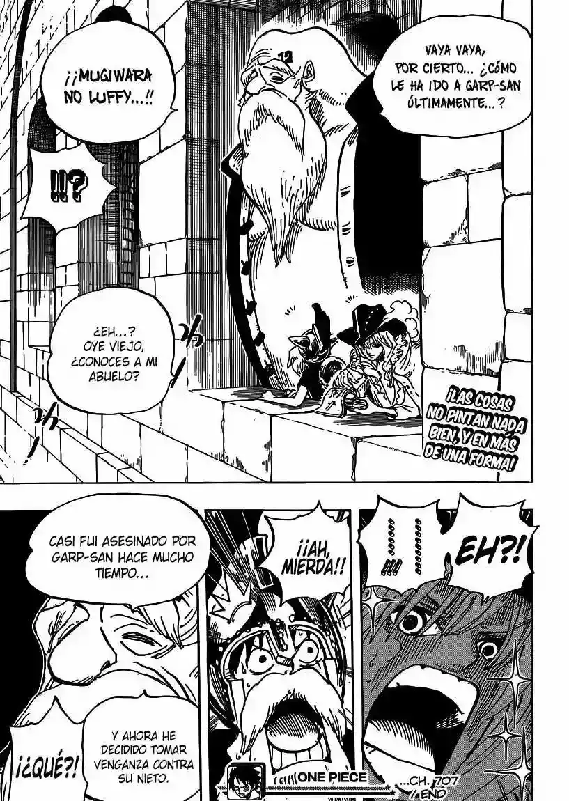 One Piece capítulo 707 página 17