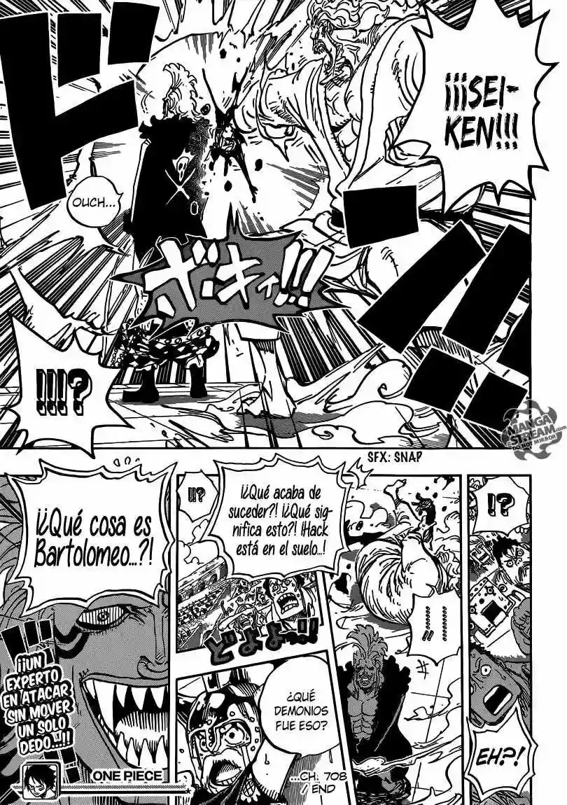 One Piece capítulo 708 página 16