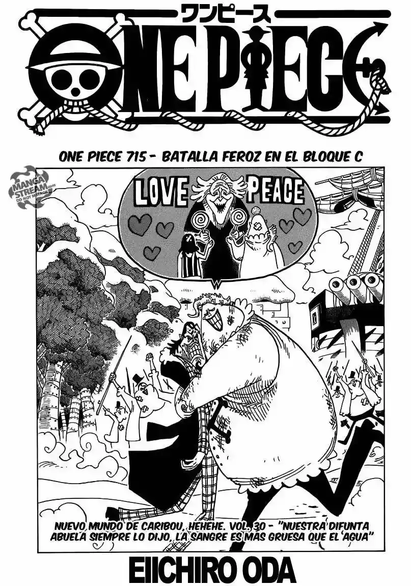 One Piece capítulo 715 página 1