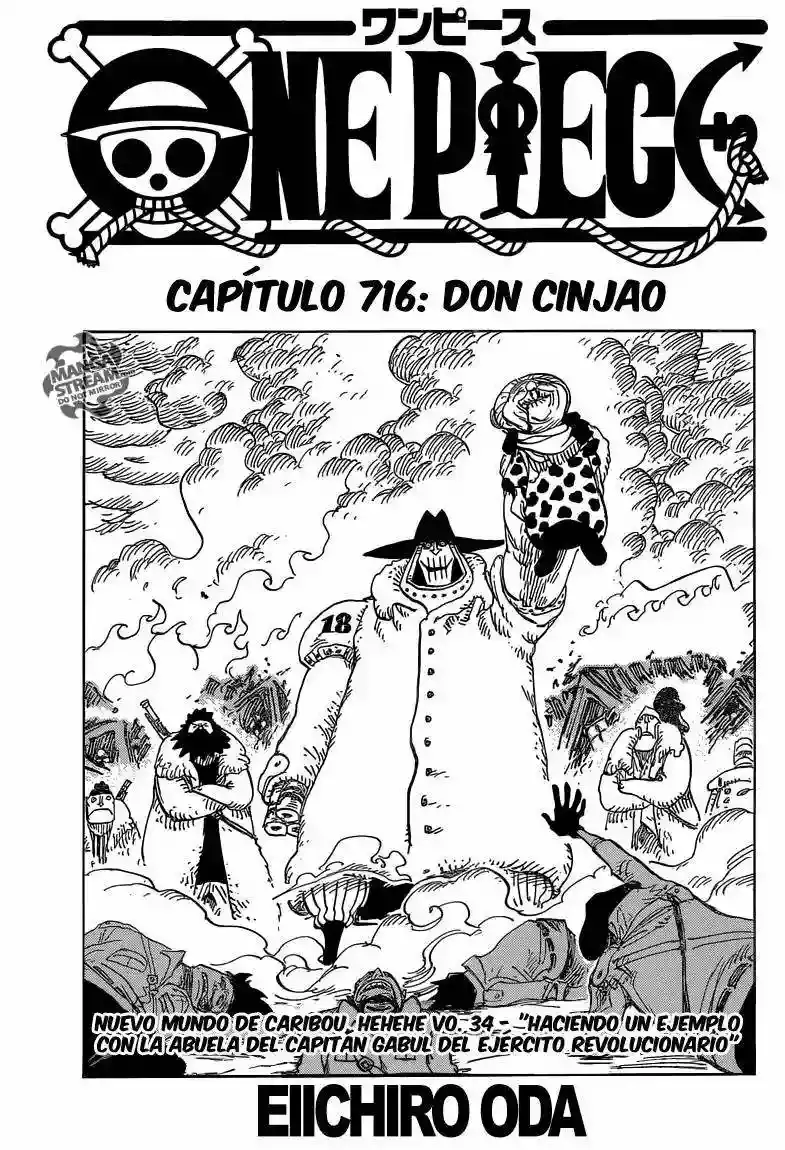 One Piece capítulo 716 página 2