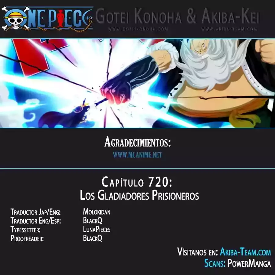 One Piece capítulo 720 página 1