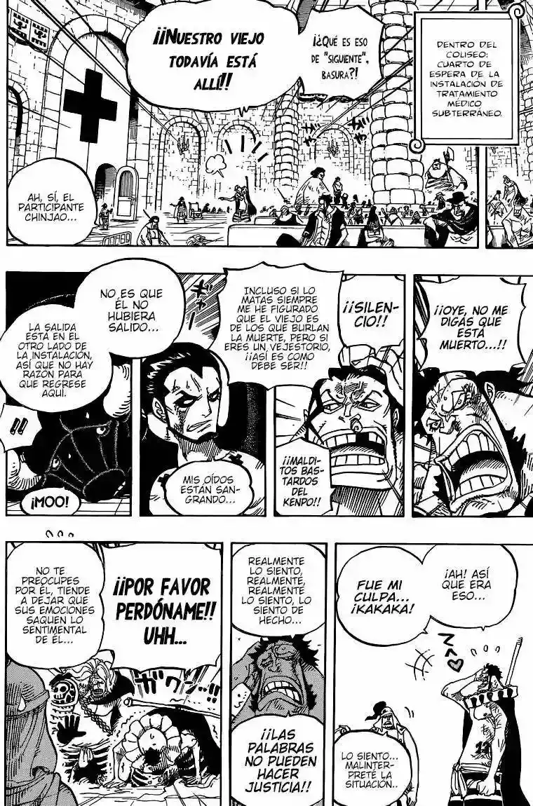One Piece capítulo 725 página 14