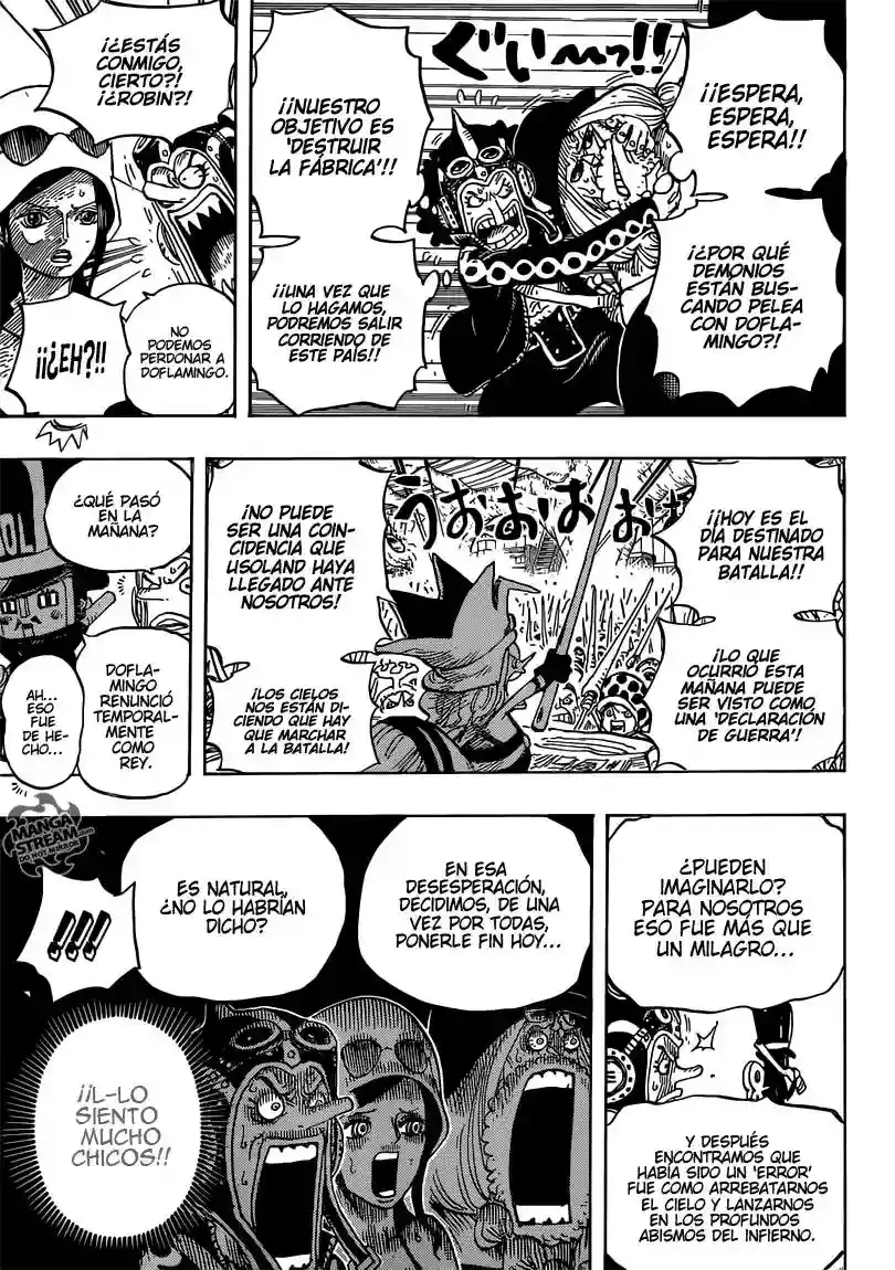 One Piece capítulo 728 página 16