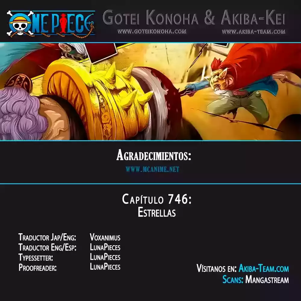 One Piece capítulo 746 página 1