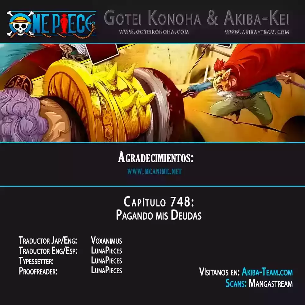 One Piece capítulo 748 página 1
