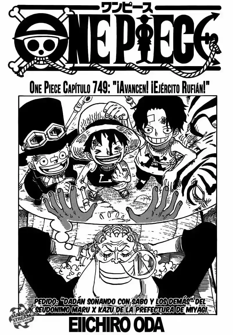 One Piece capítulo 749 página 2