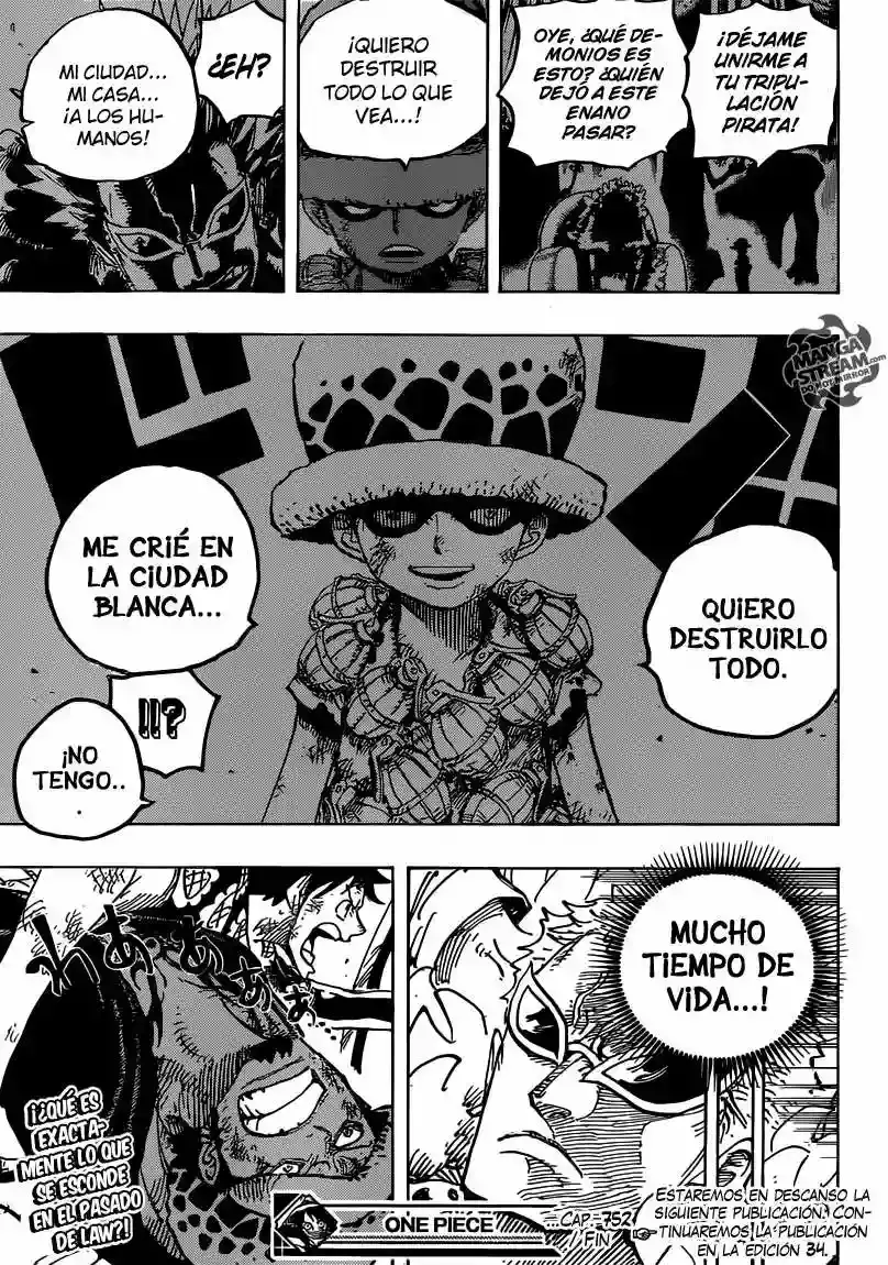 One Piece capítulo 752 página 17