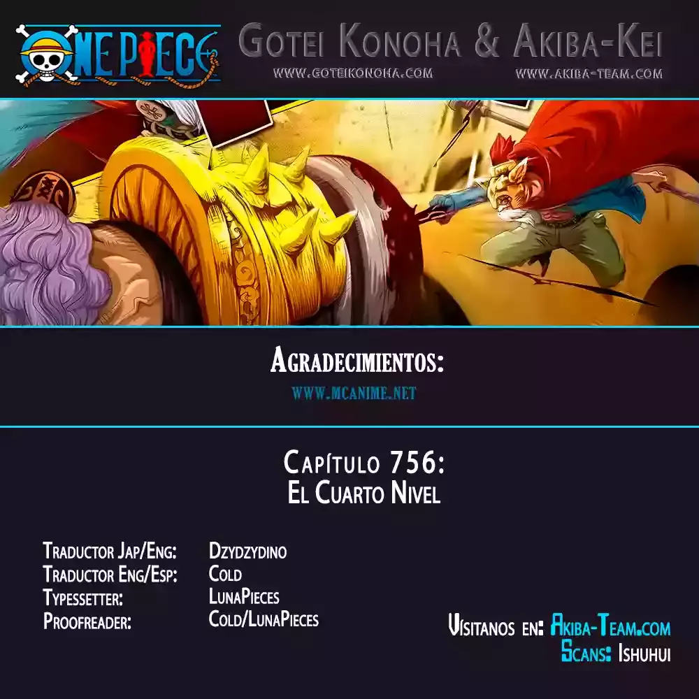 One Piece capítulo 756 página 1