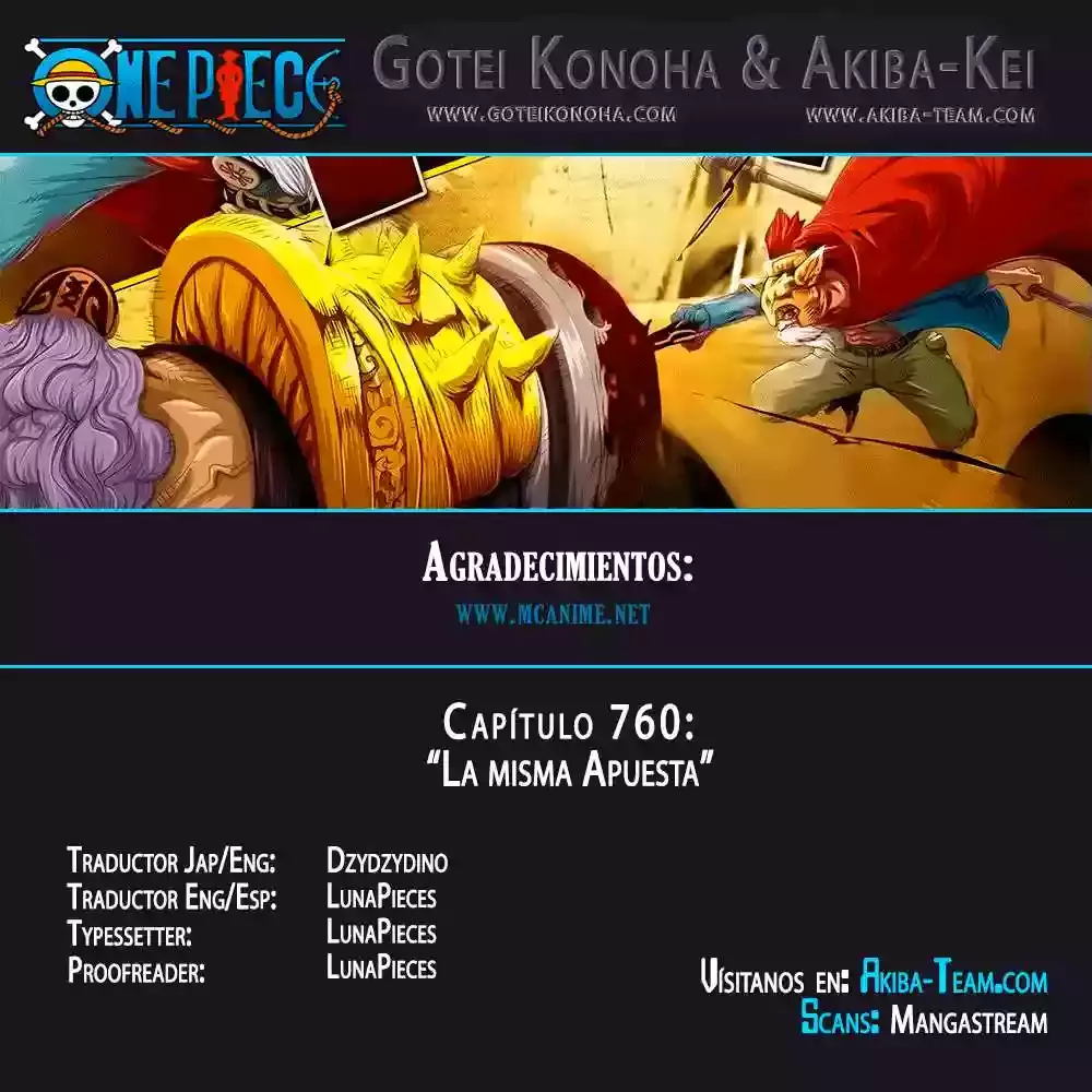 One Piece capítulo 760 página 1