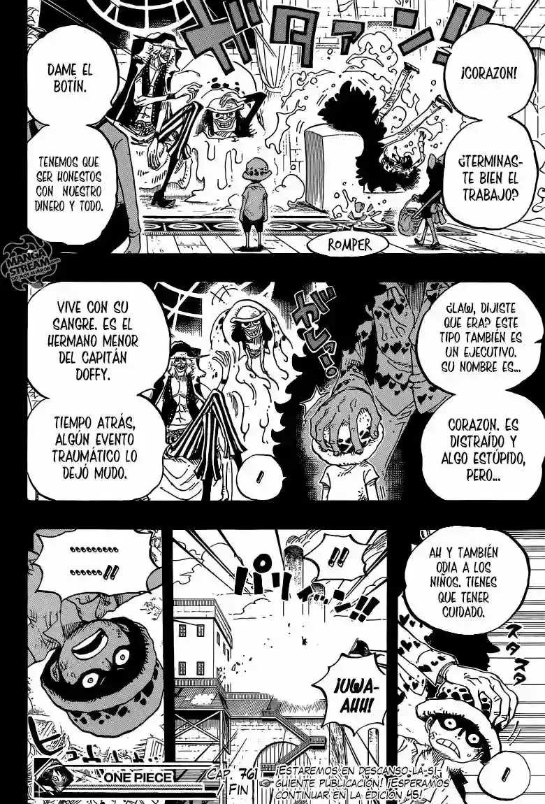 One Piece capítulo 761 página 15
