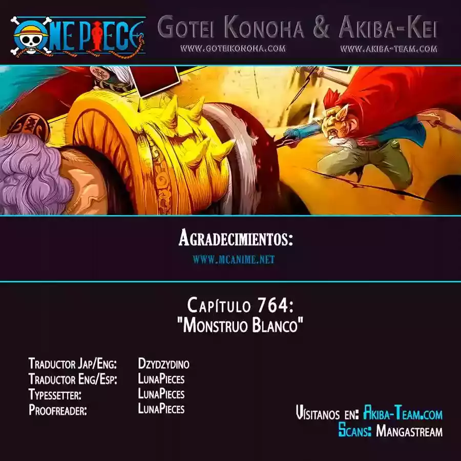 One Piece capítulo 764 página 1