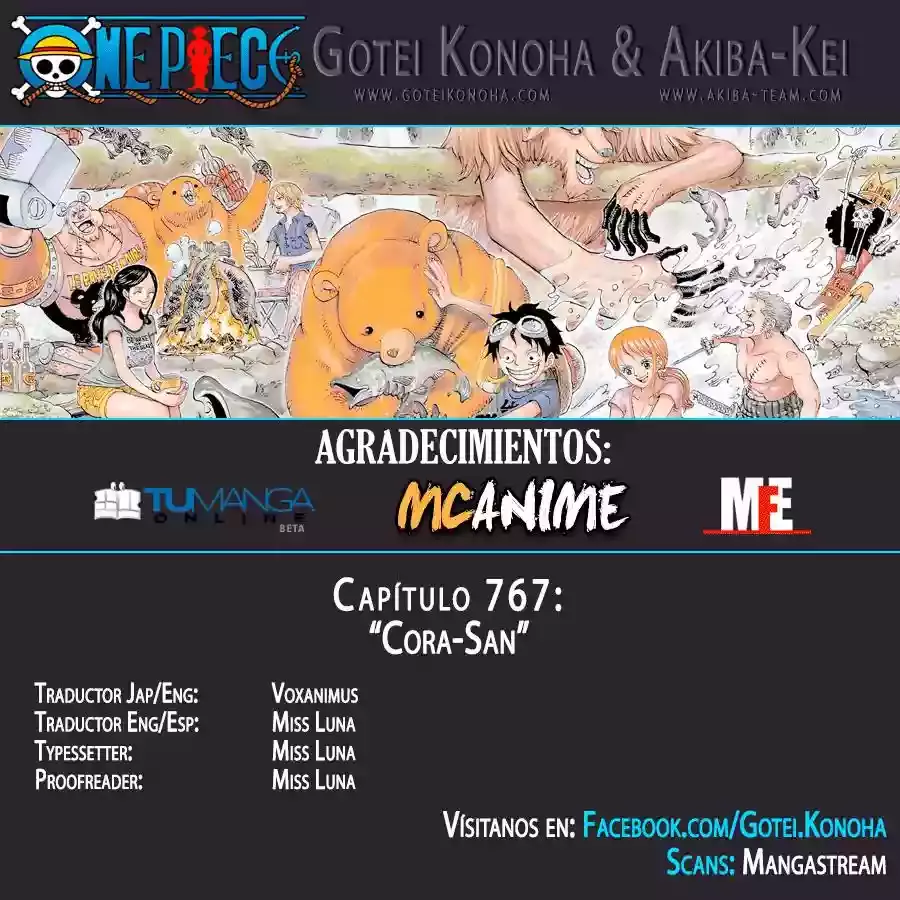 One Piece capítulo 767 página 1