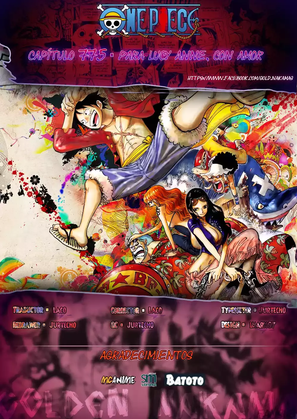 One Piece capítulo 775 página 1