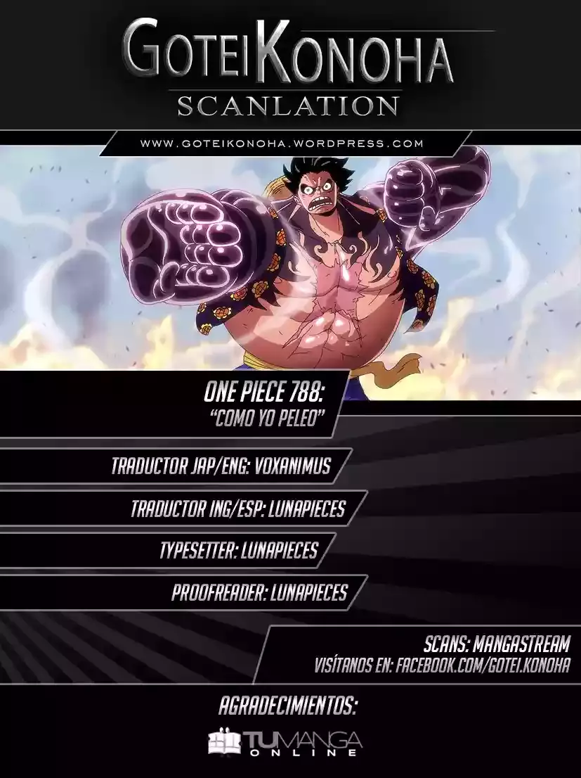 One Piece capítulo 788 página 1