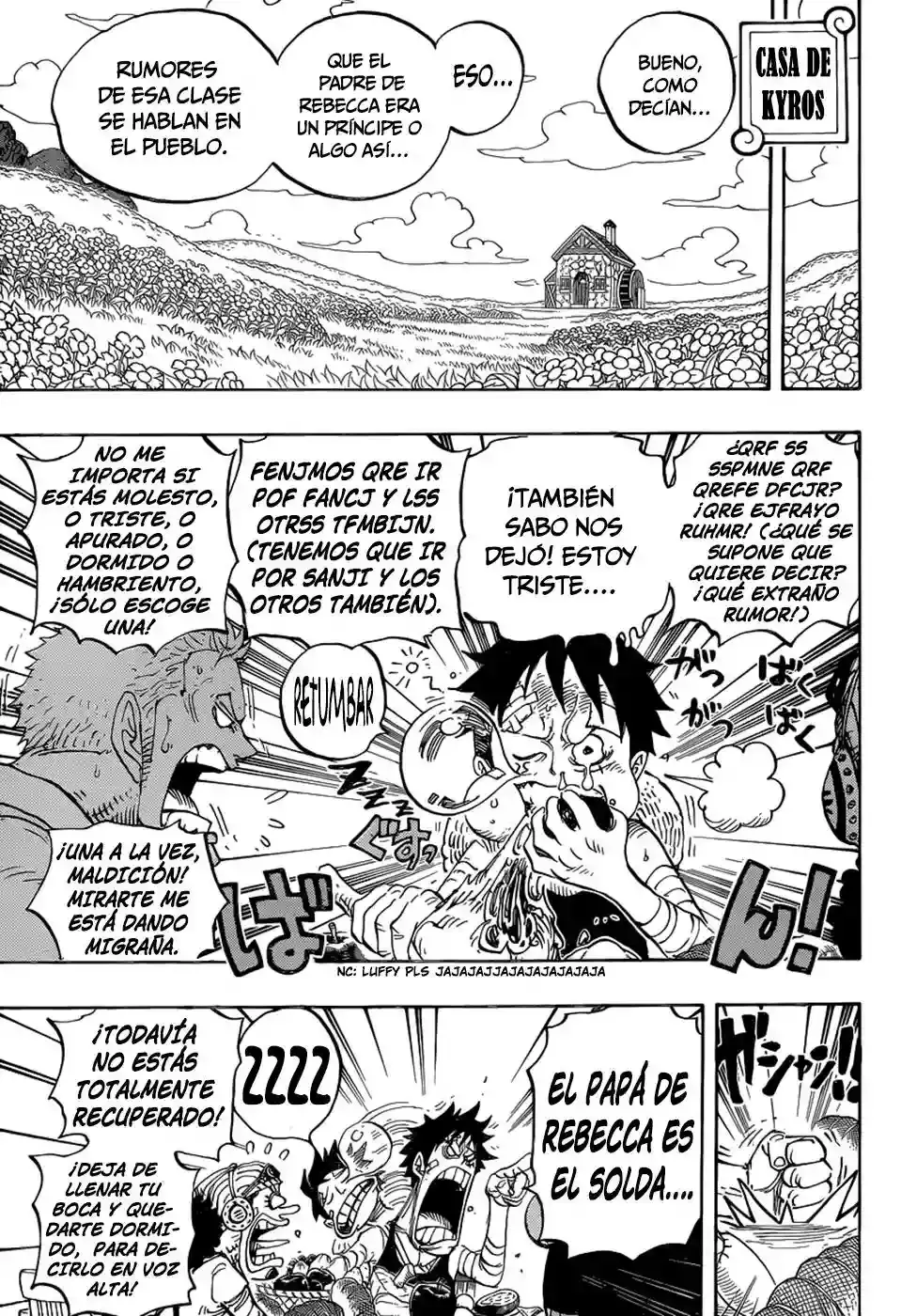 One Piece capítulo 796 página 12