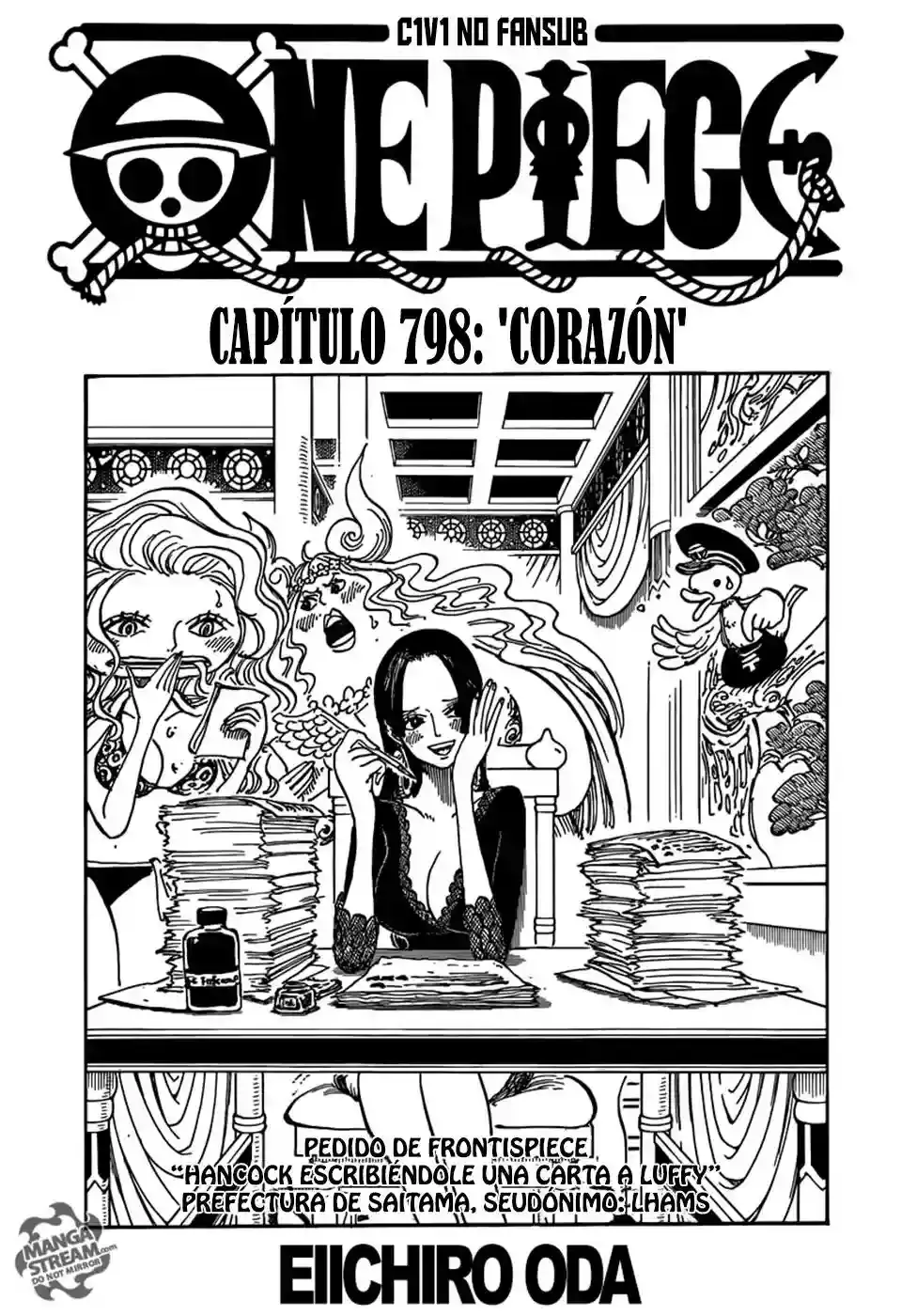 One Piece capítulo 798 página 3