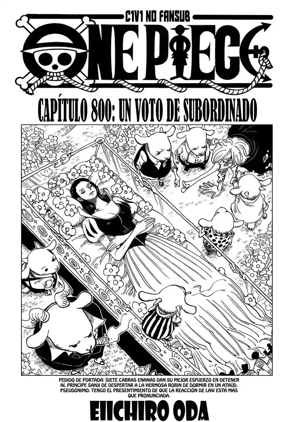 One Piece capítulo 800 página 2