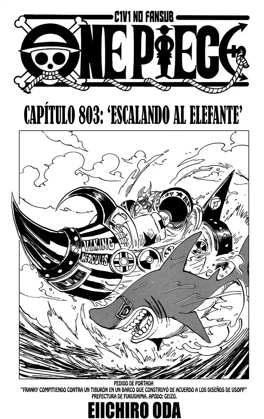 One Piece capítulo 803 página 2