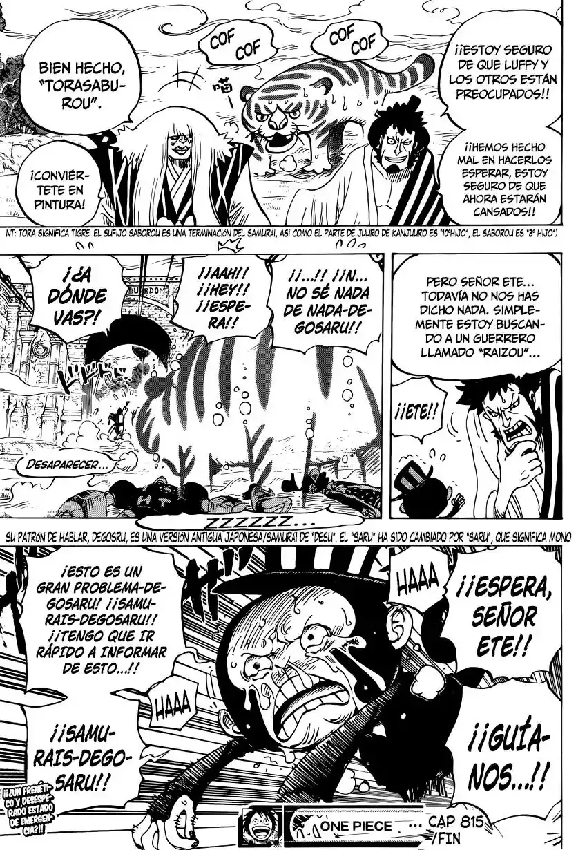 One Piece capítulo 815 página 18