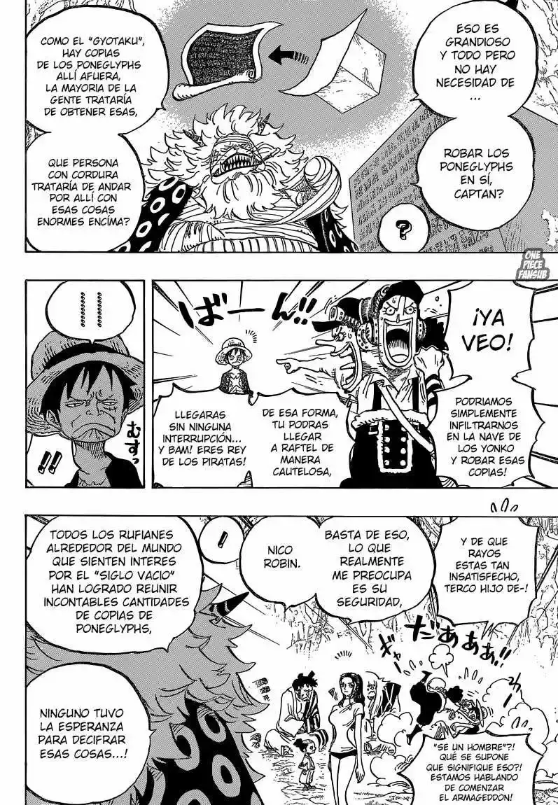 One Piece capítulo 818 página 9