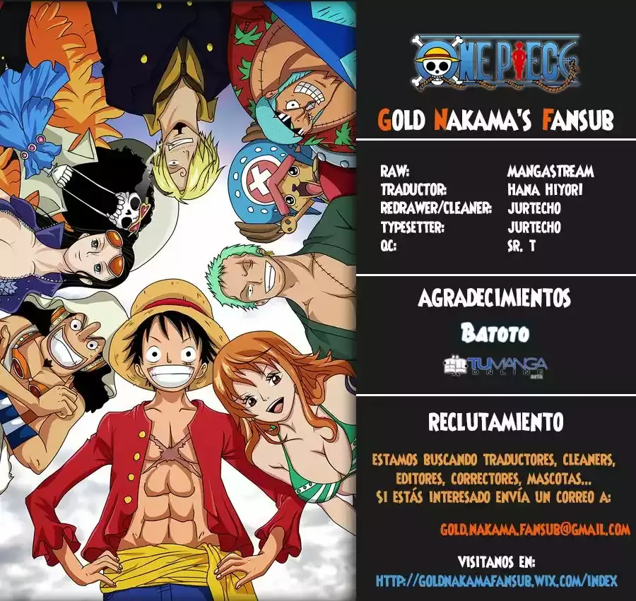 One Piece capítulo 819 página 1