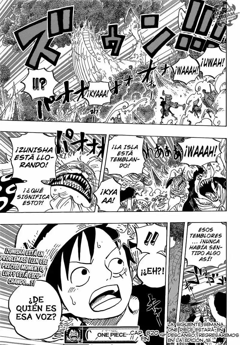 One Piece capítulo 820 página 18