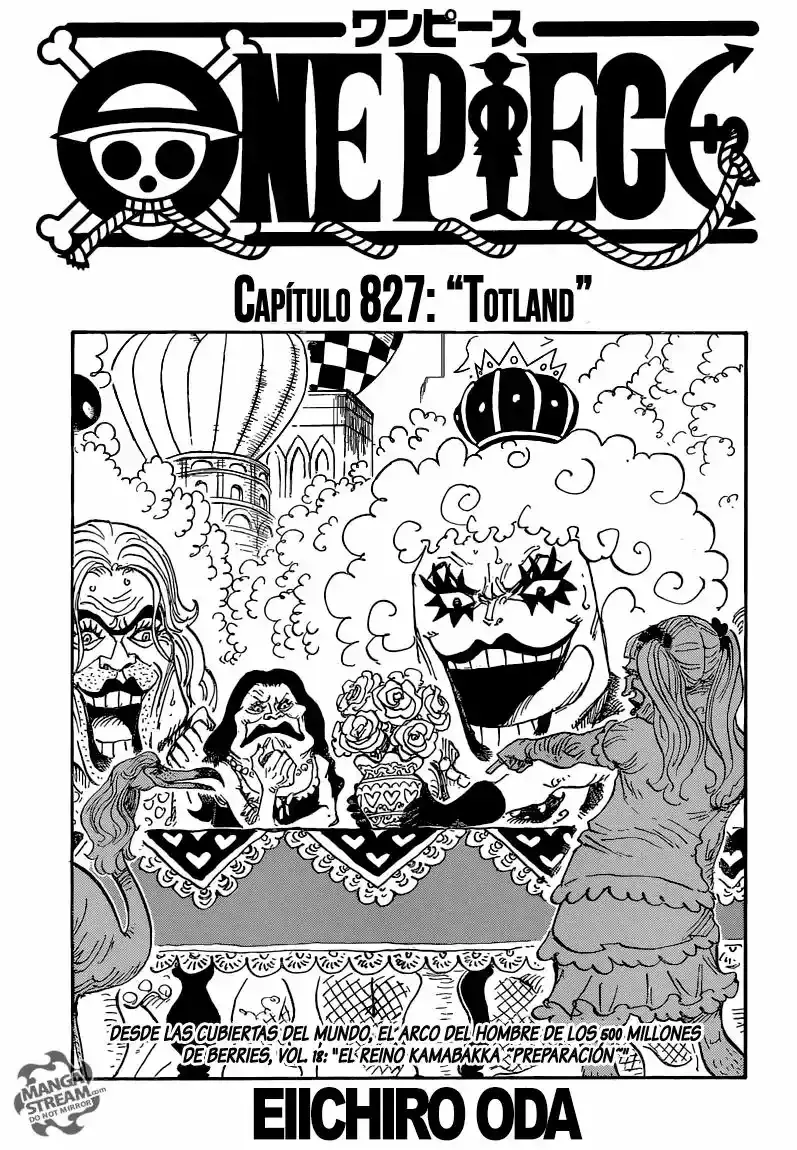 One Piece capítulo 827 página 2