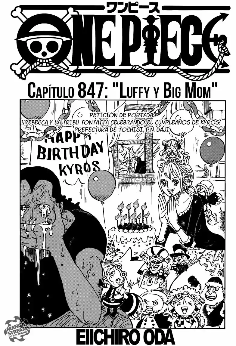 One Piece capítulo 847 página 2