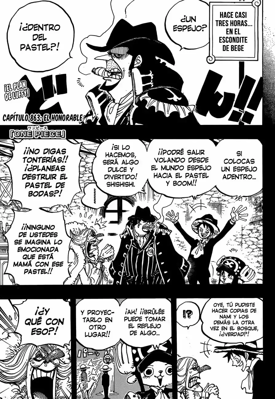 One Piece capítulo 863 página 5