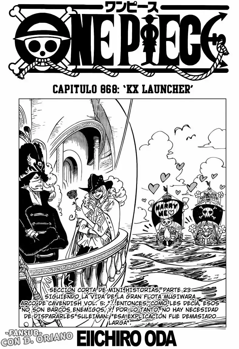 One Piece capítulo 868 página 2