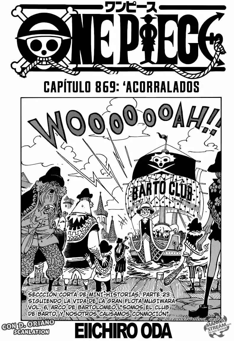 One Piece capítulo 869 página 1