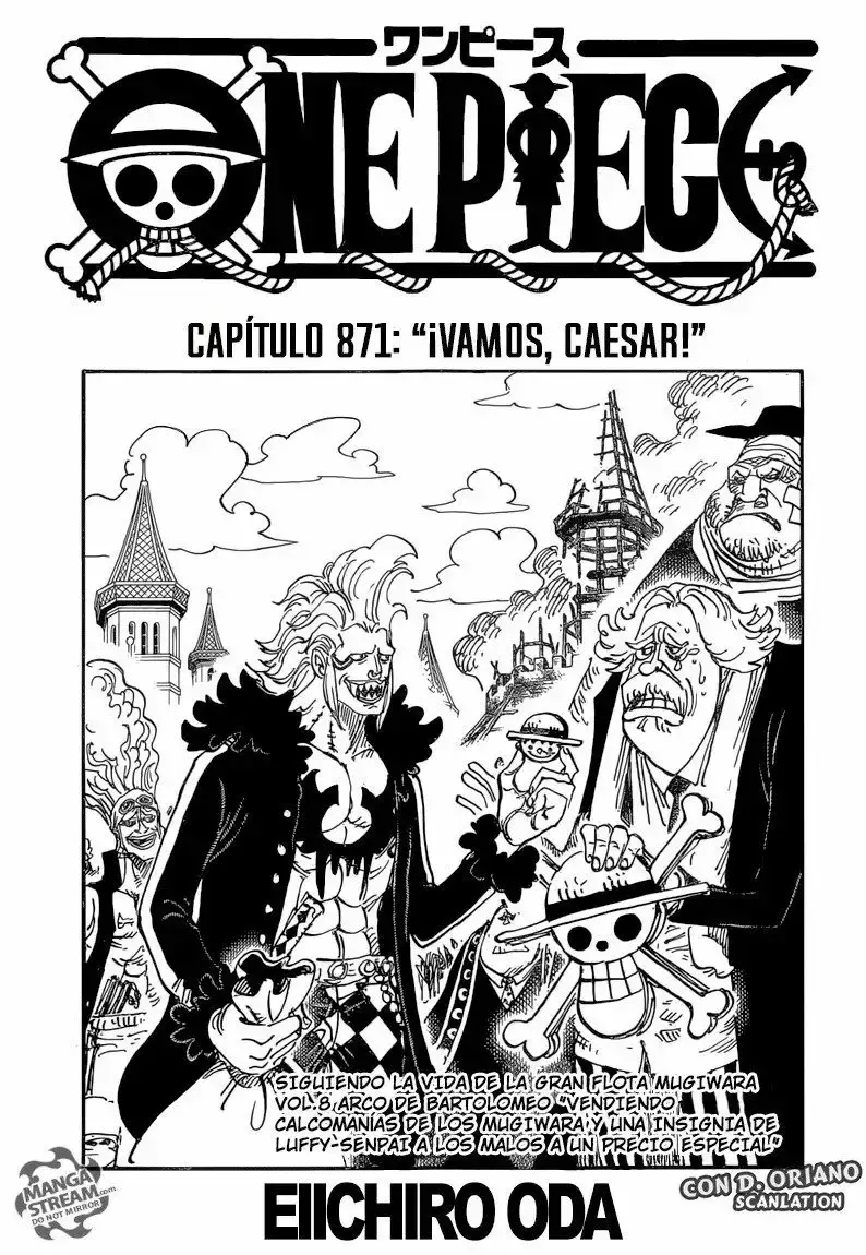 One Piece capítulo 871 página 2