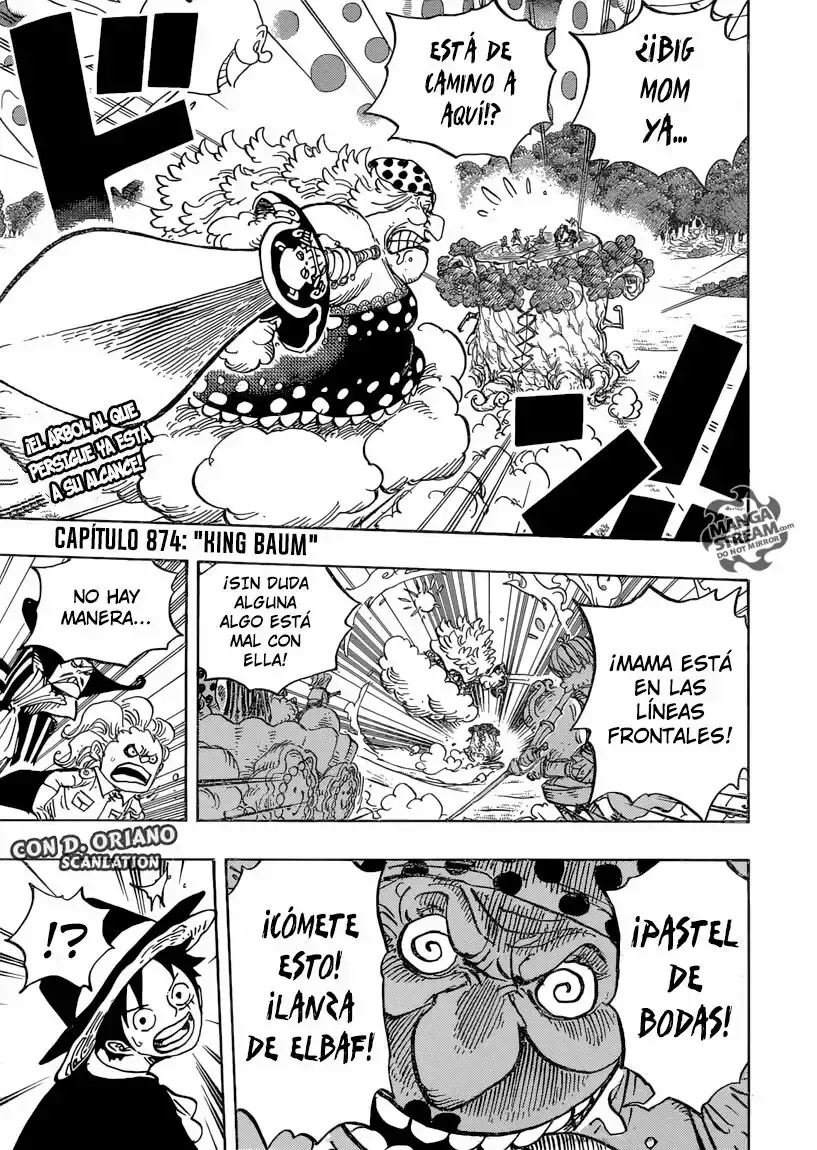 One Piece capítulo 874 página 3