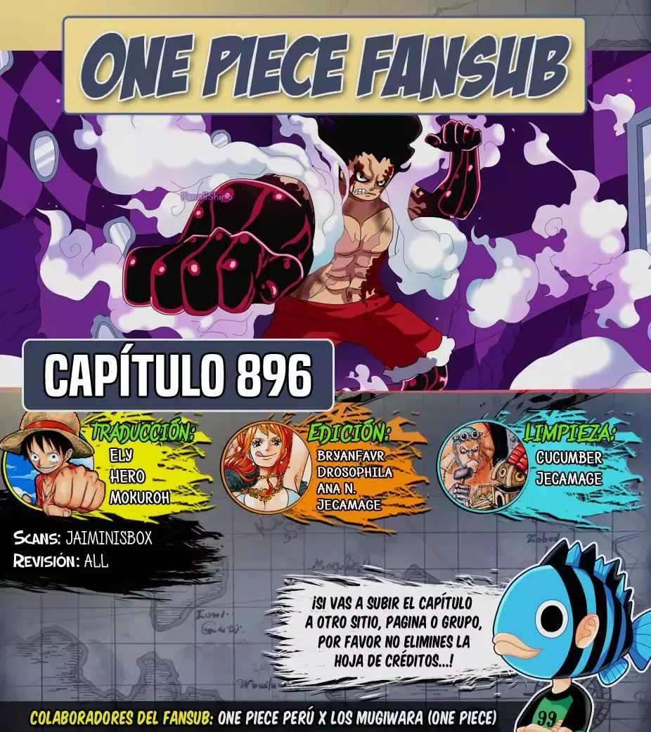 One Piece capítulo 896 página 1