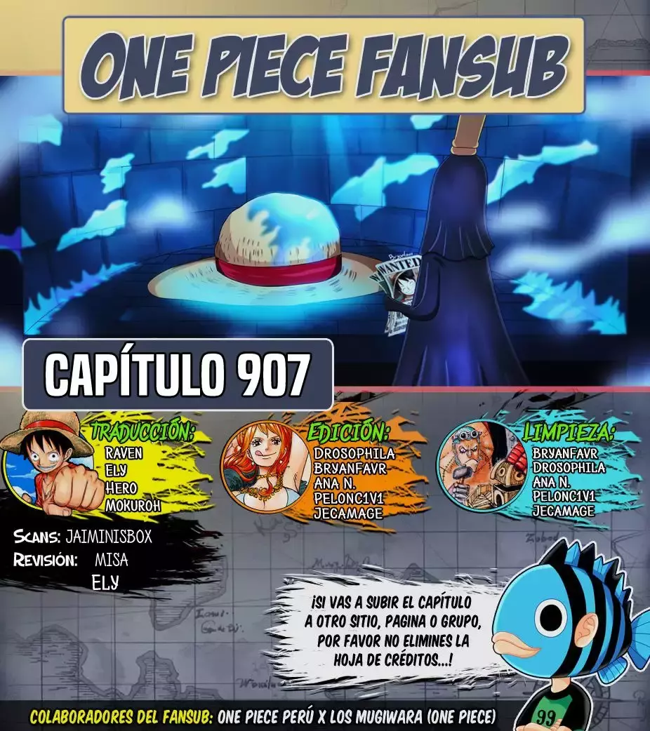 One Piece capítulo 907 página 1
