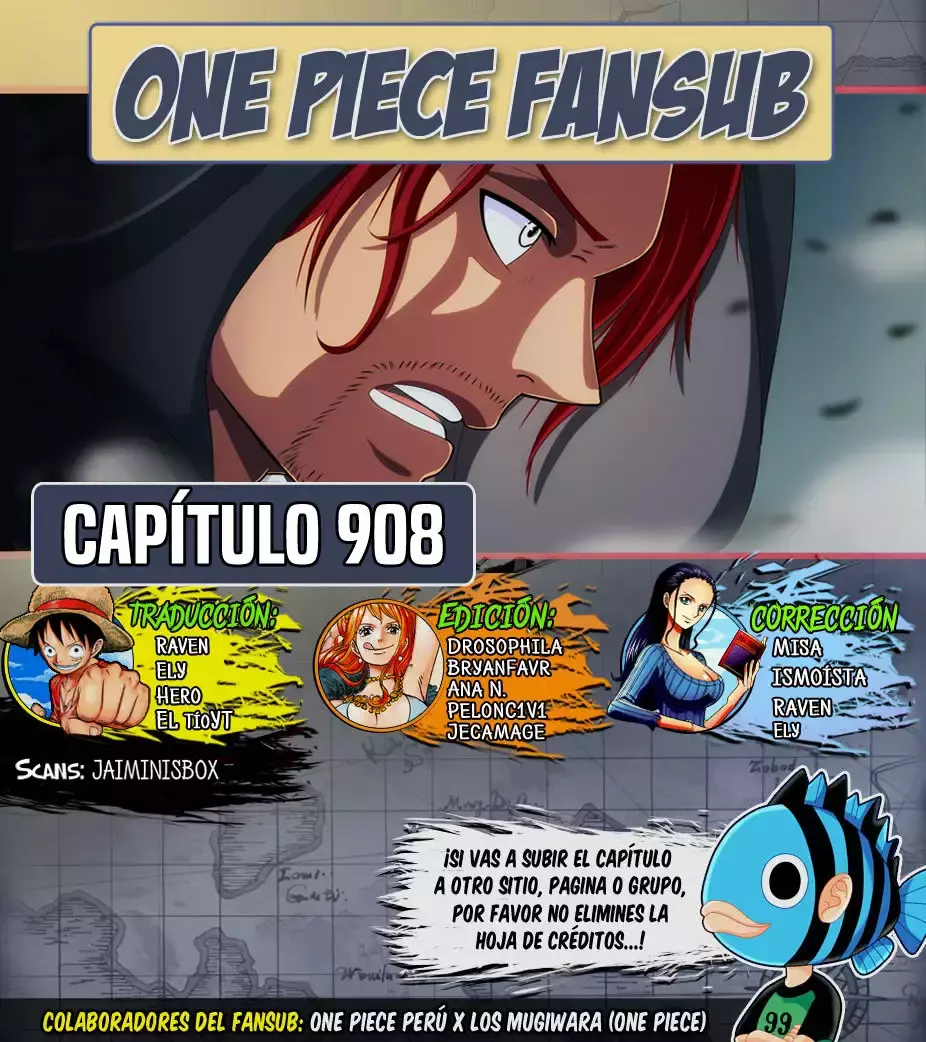 One Piece capítulo 908 página 1
