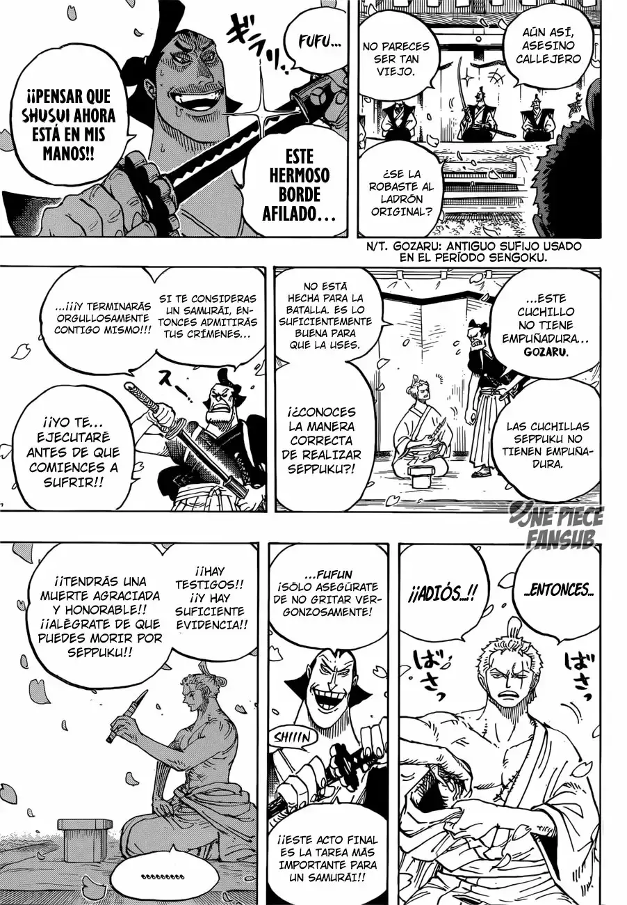 One Piece capítulo 909 página 15