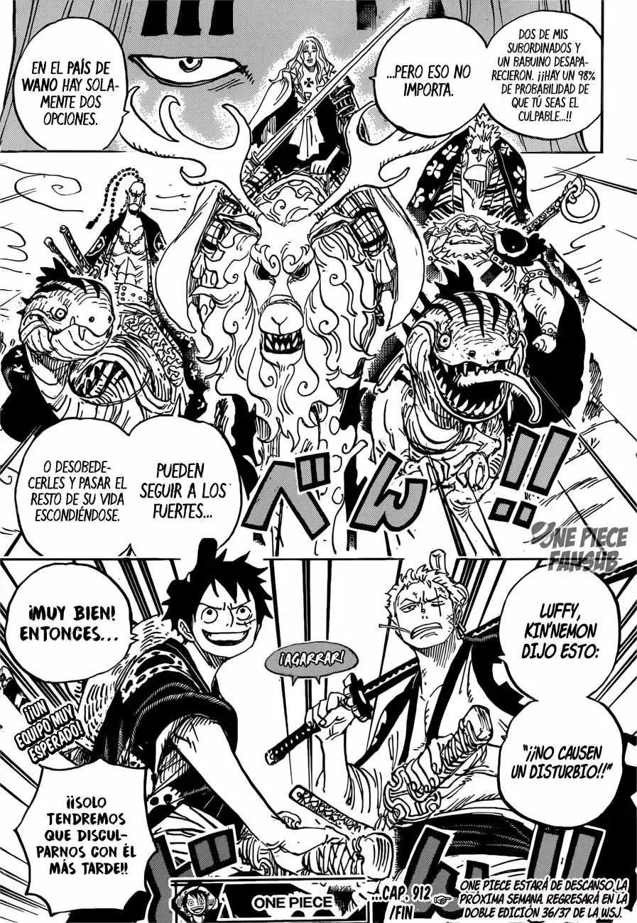 One Piece capítulo 912 página 19