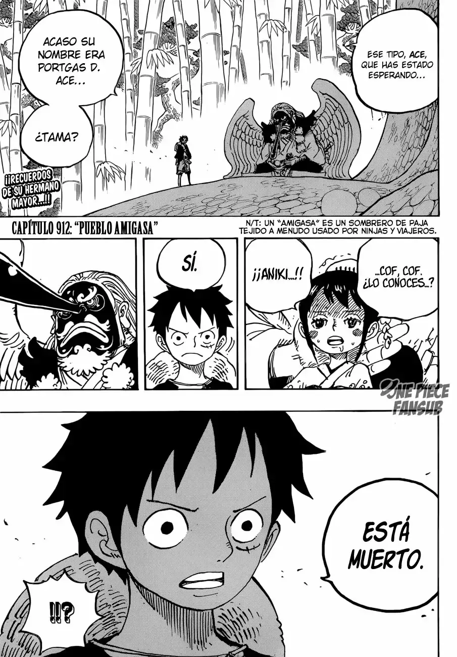 One Piece capítulo 912 página 3