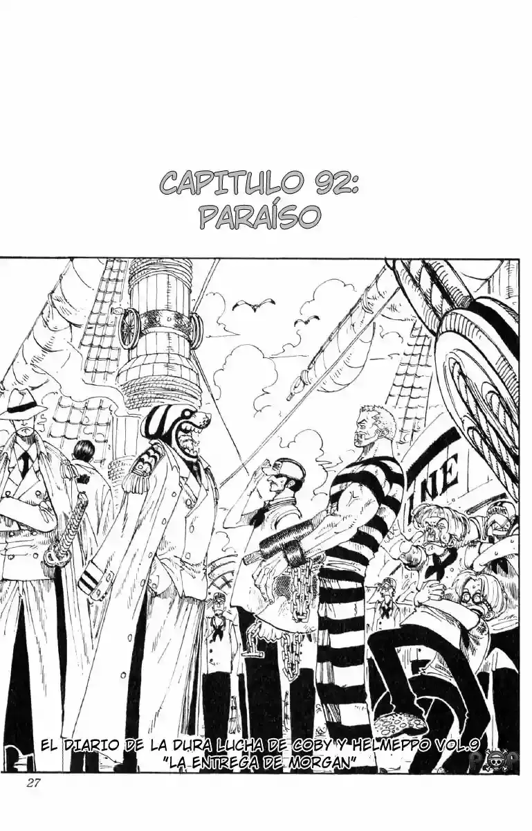 One Piece capítulo 92 página 1