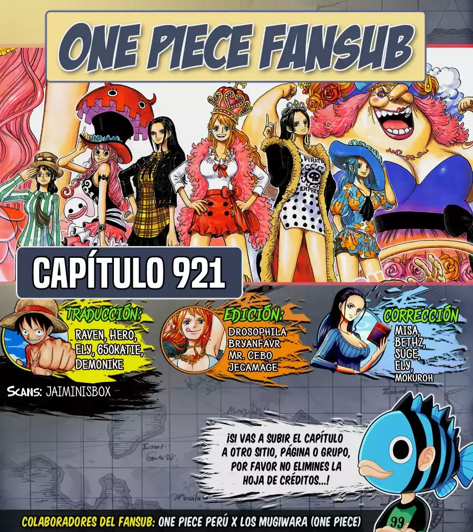 One Piece capítulo 921 página 1