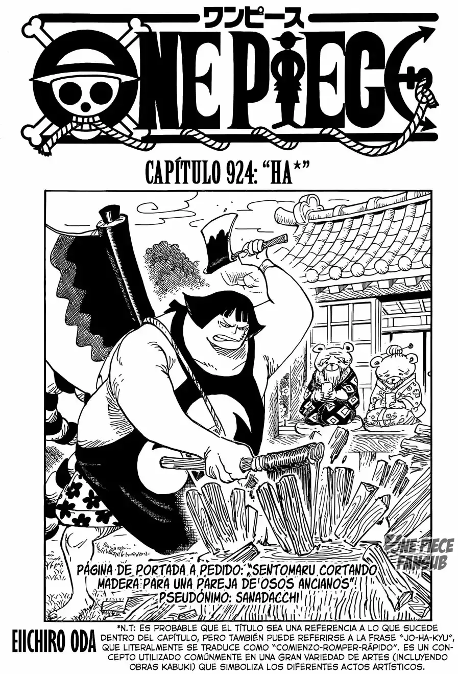 One Piece capítulo 924 página 2
